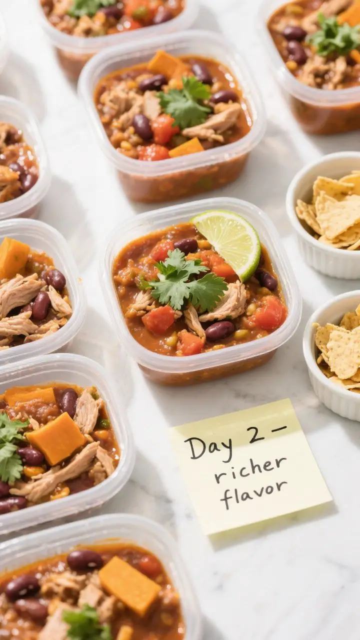 Tasty : Overhead shot of a meal-prep spread—several clear, airtight containers filled with the fin