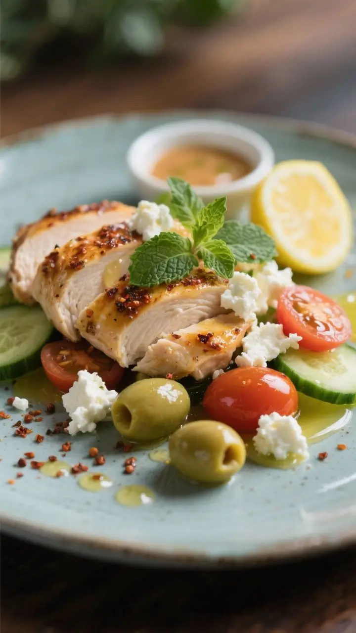 Close-up detail — Final plated serving: Tight macro of a single composed portion showing textures: