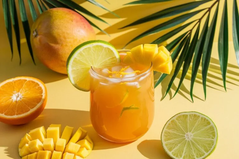 Mango Citrus Punch: Mango, Orange, and Lime Zest