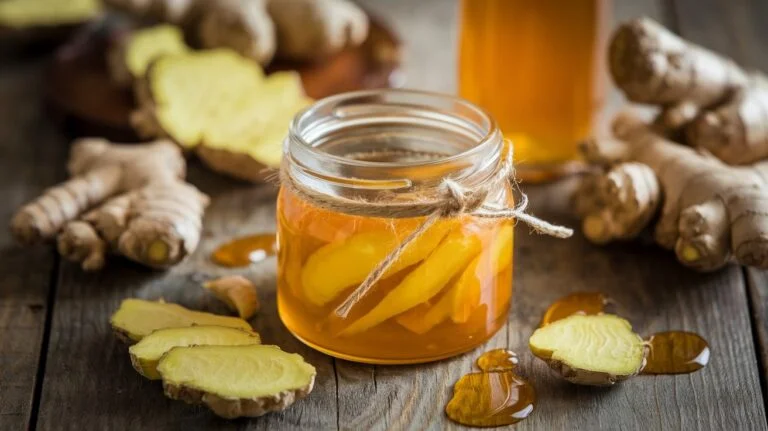 DIY Honey and Ginger Syrup for Soothing Sore Throats