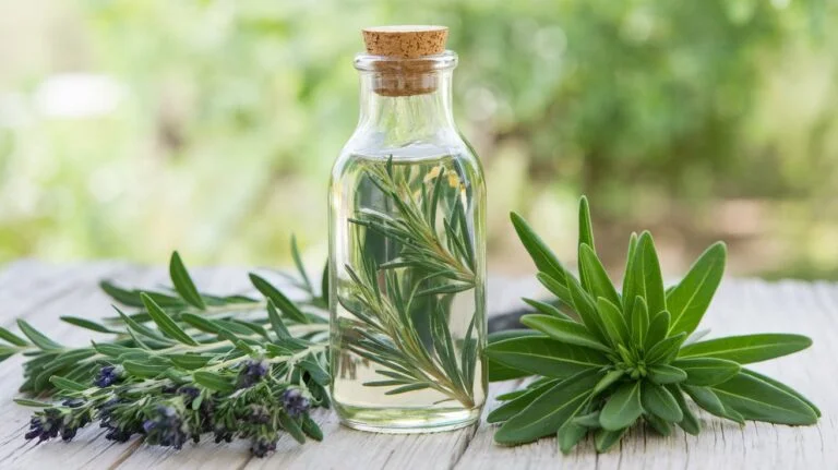 DIY Herbal Hair Rinse for Dandruff and Itchy Scalps
