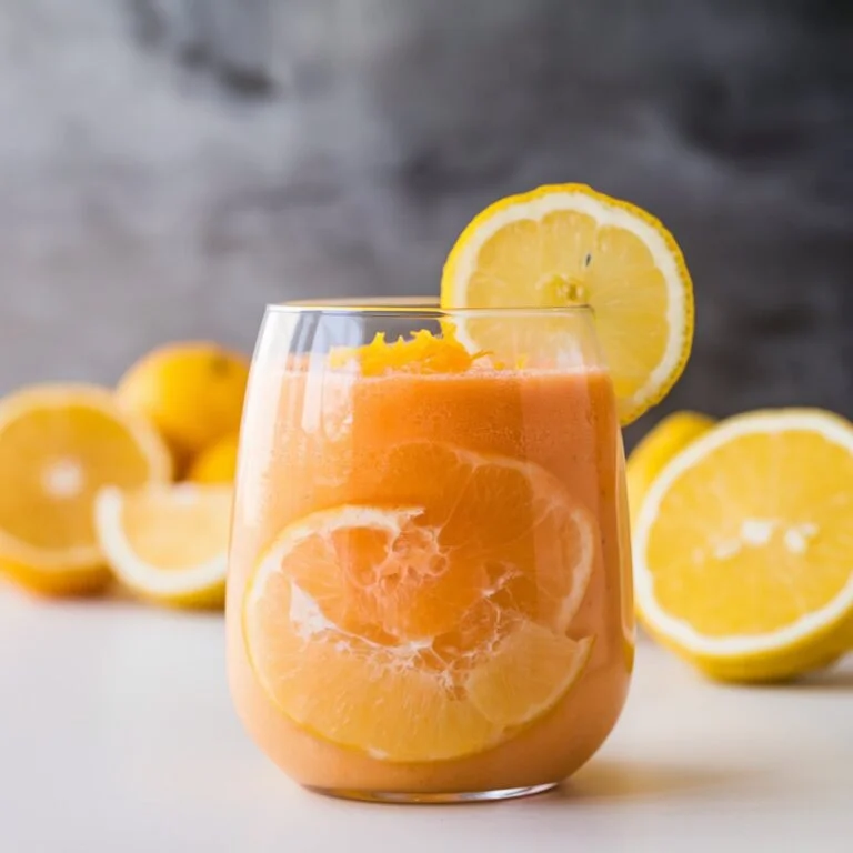 Immunity-Boosting Citrus Smoothie for a Healthier You