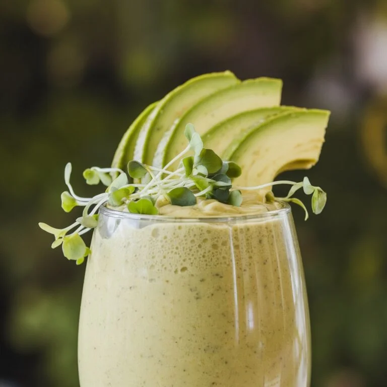 Creamy Avocado Smoothie That Doubles as a Meal