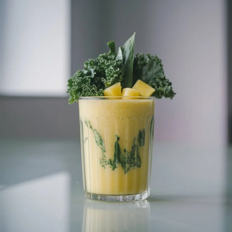 Kale and Pineapple Fusion: The Secret to a Revitalizing Smoothie