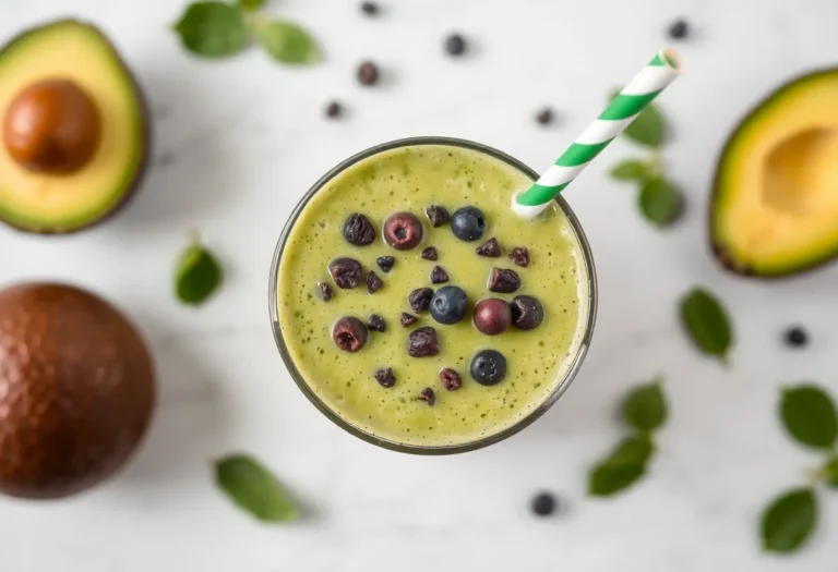 Matcha Avocado Gut-Healing Smoothie