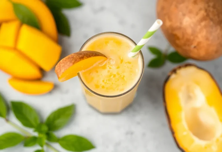 Refreshing Mango Coconut Smoothie