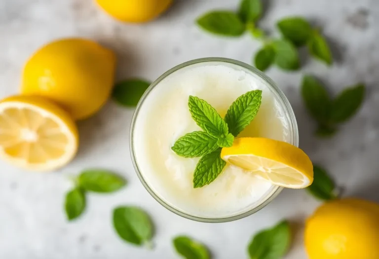 Cooling Lemon Mint Smoothie