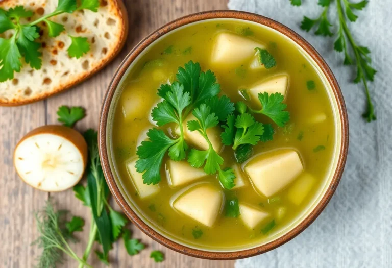 Healing Herbal Stew with Parsley, Dill, and Fennel