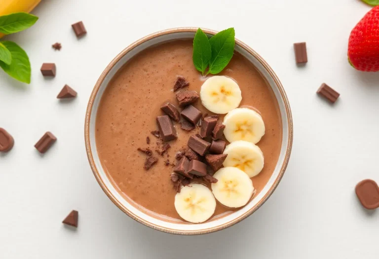 Banana Chocolate Smoothie Bowl