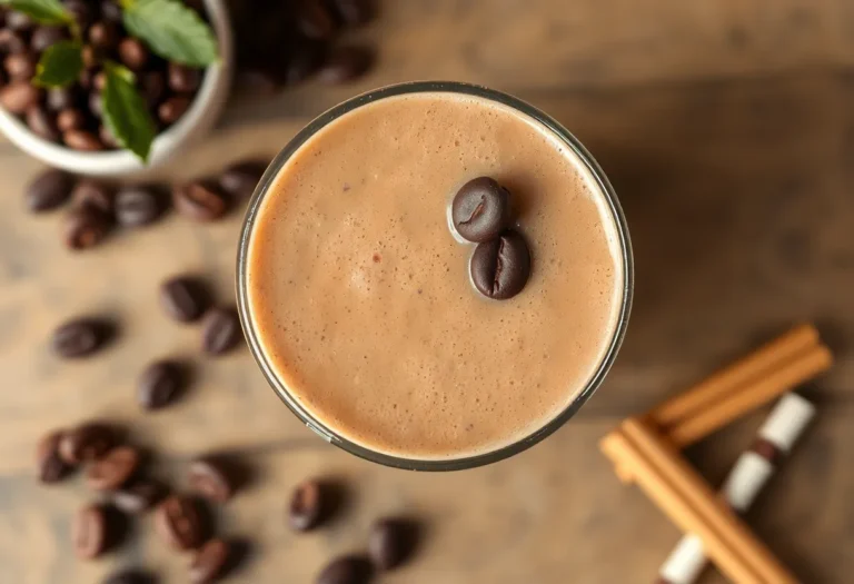 Mocha Coffee Protein Smoothie