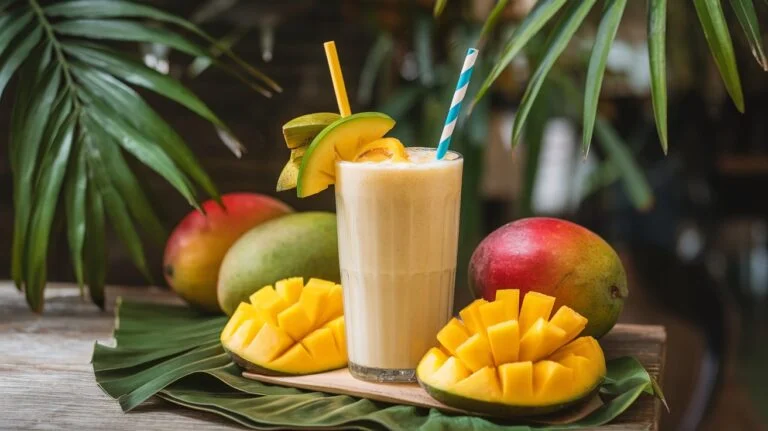 The BEST Mango Smoothie for a Tropical Escape (No Plane Ticket Required)