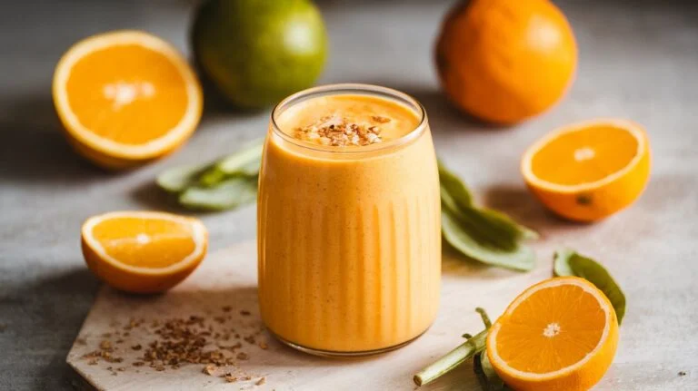 Carrot Orange Turmeric Immunity Smoothie: A Golden Glow in a Glass