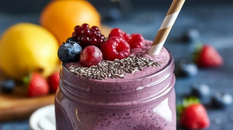Berry Antioxidant Detox Smoothie: The Sweet Reset Your Body Deserves