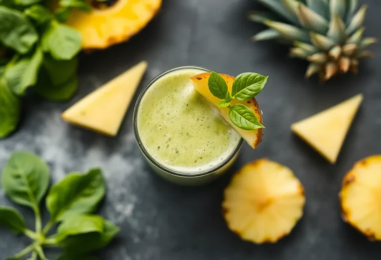Spinach and Pineapple Detox Smoothie: Your New Morning Ritual