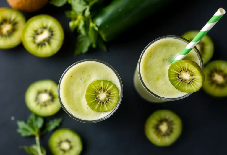 Why You Need This Kiwi and Cucumber Detox Smoothie in Your Life