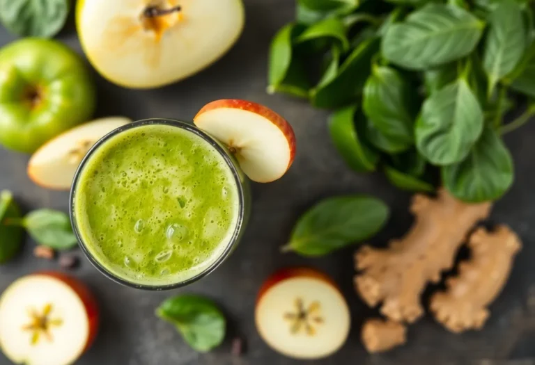 Why This Apple, Spinach, and Ginger Smoothie is the Ultimate Morning Hack