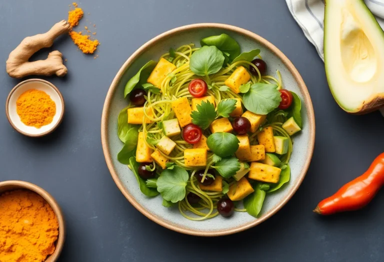 Turmeric & Ginger Anti-Inflammatory Salad: The Ultimate Gut-Healing Powerhouse