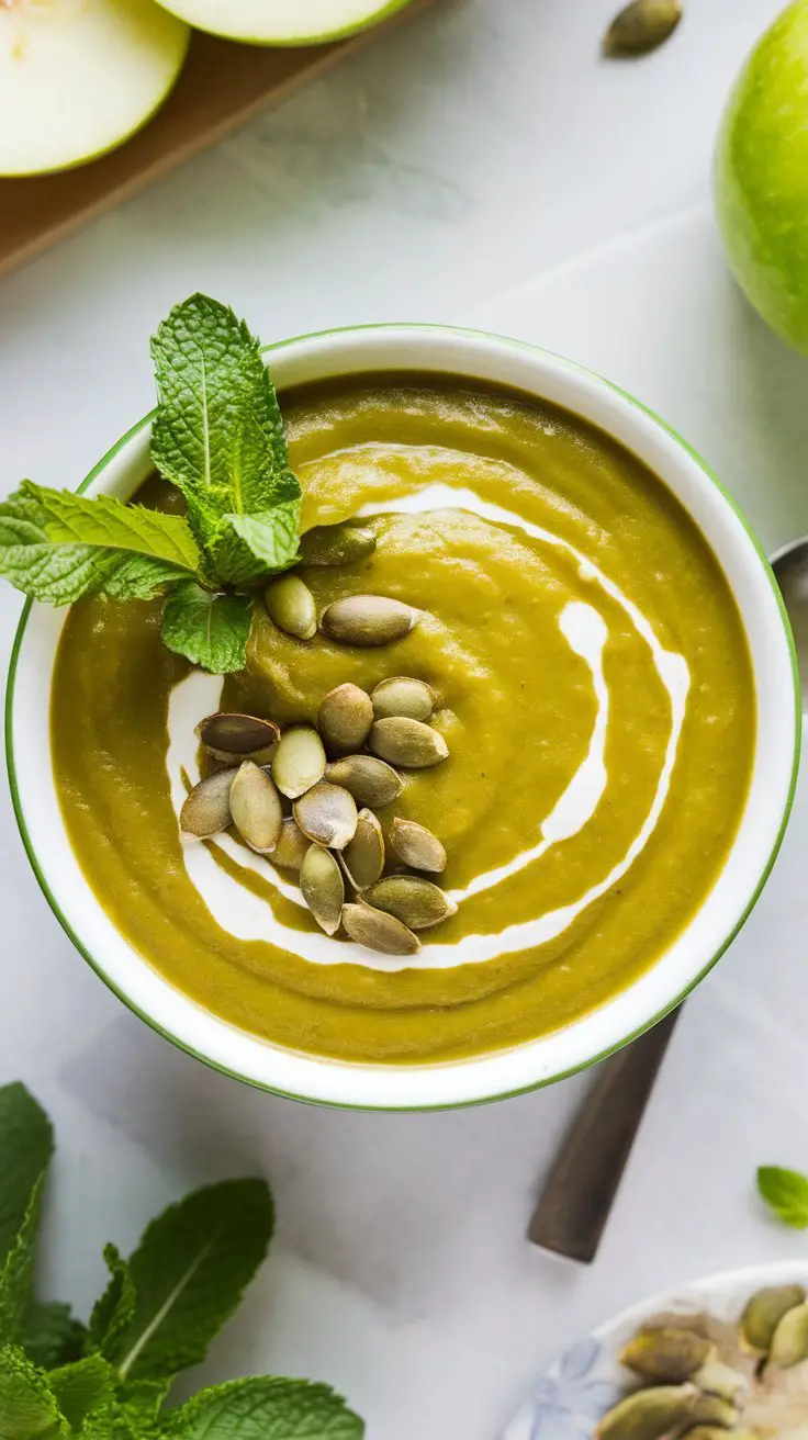 Zucchini & Green Apple Detox Soup That Feels Like a Reset