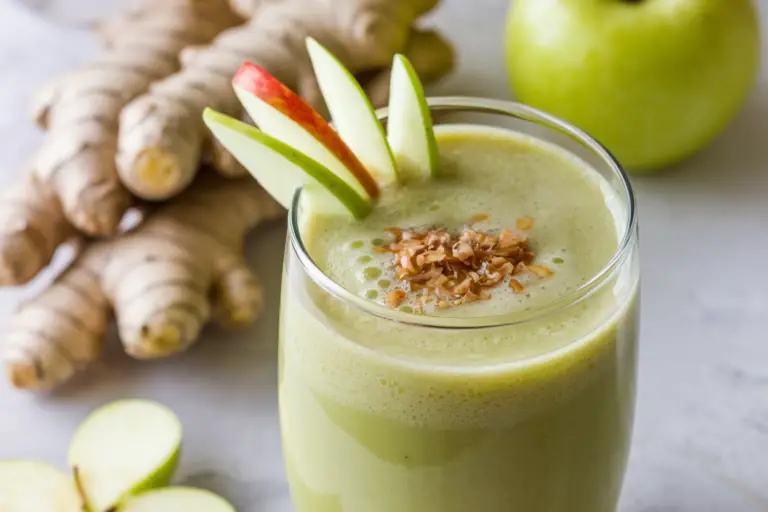 Apple & Ginger Detox Smoothie: The Gut Reset You Didn’t Know You Needed