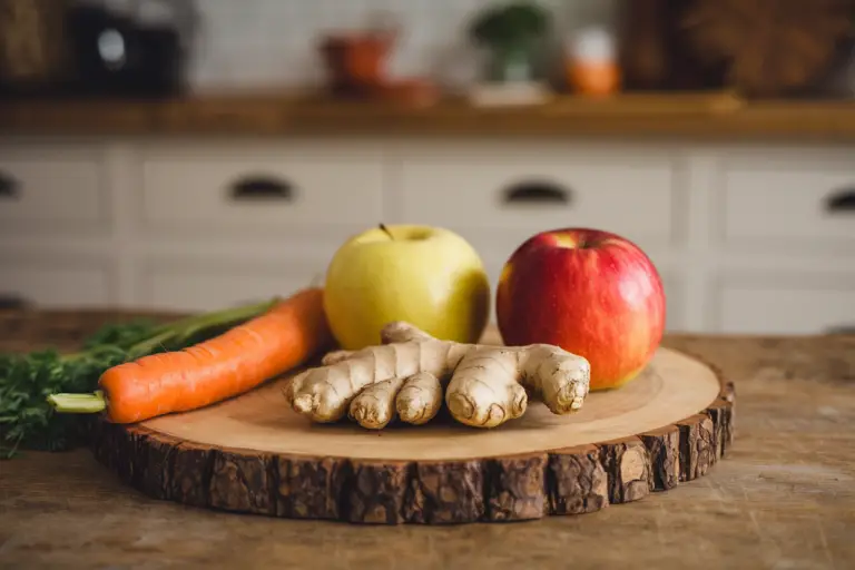 Carrot, Apple & Ginger Boost Juice For Every Morning