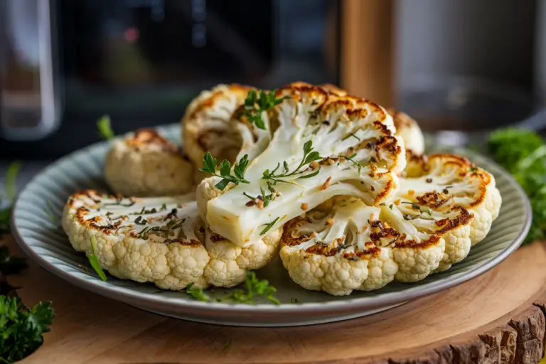 Air Fryer Cauliflower Steaks with Garlic and Herbs: The 15-Minute Power Meal You’ll Crave on Repeat