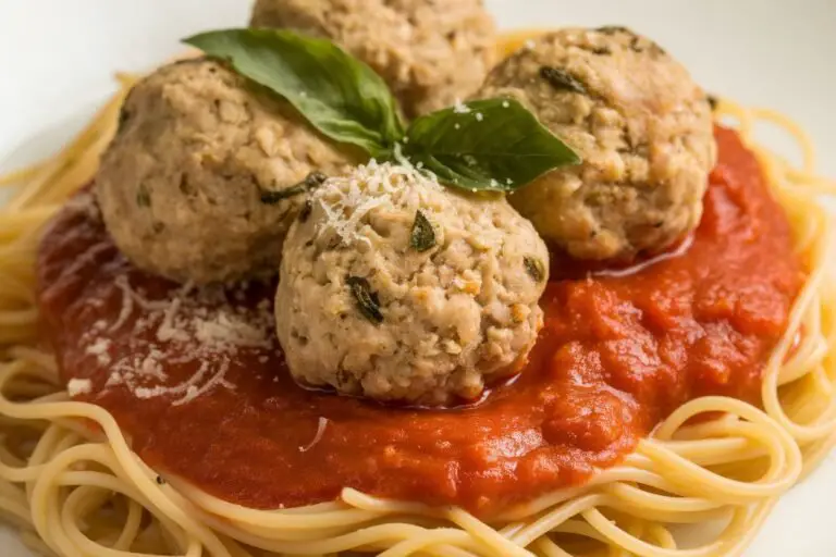 Turkey Meatballs in Tomato Basil Sauce That Make Takeout Jealous
