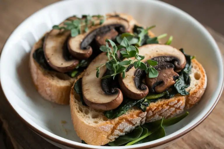 Meet Your New Morning Flex: Savory Mushroom & Spinach Breakfast Toast That Slaps Harder Than Coffee