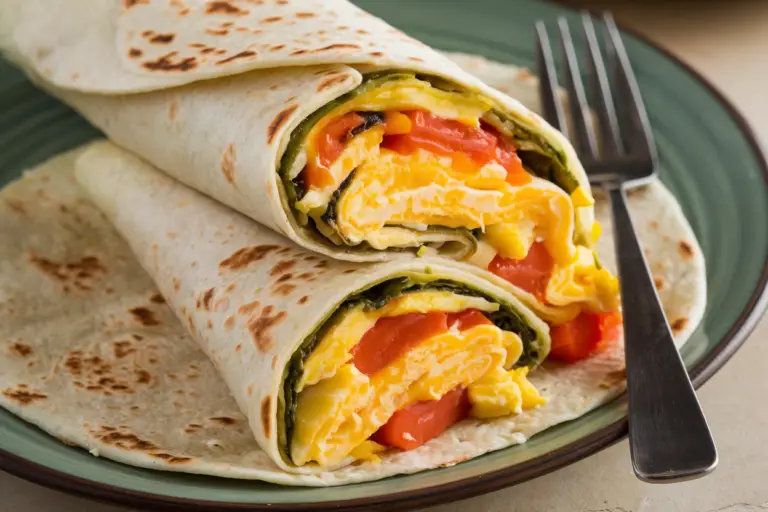 Cheesy Breakfast Wrap with Scrambled Eggs: The 7-Minute Morning Power Move You’ll Actually Crave