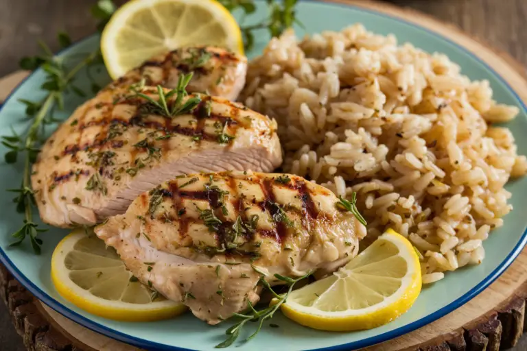 Grilled Lemon Herb Chicken with Brown Rice: The Weeknight Game-Changer You’ll Crave Every Weekend