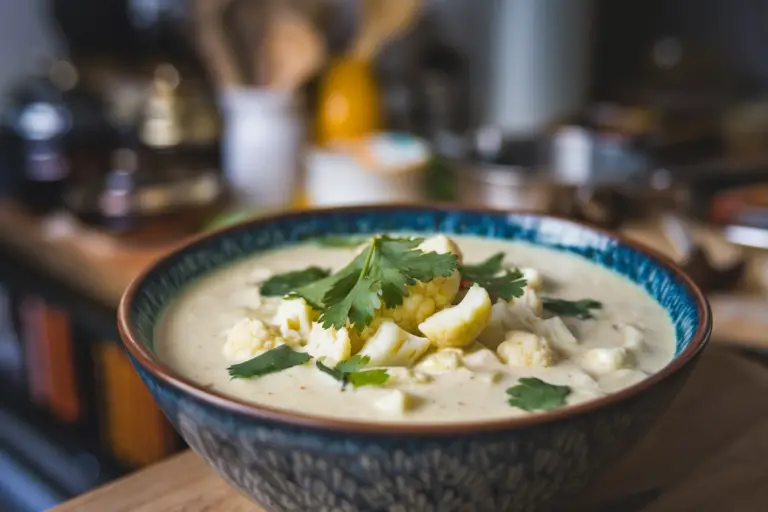 This Spiced Curried Cauliflower Soup Is the Cozy Power Move Your Weeknight Needs