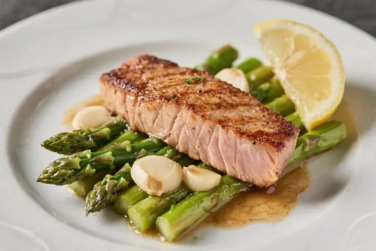 Seared Tuna with Lemon Garlic Asparagus: The 10-Minute Power Dinner That Looks Fancy and Hits Hard