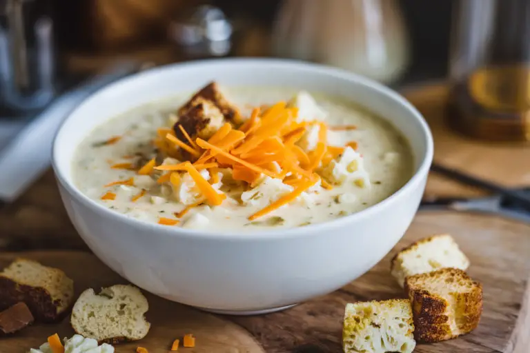 Cheddar & Cauliflower Chowder: The Creamy, Cozy Bowl That Outsmarts Weeknight Hunger