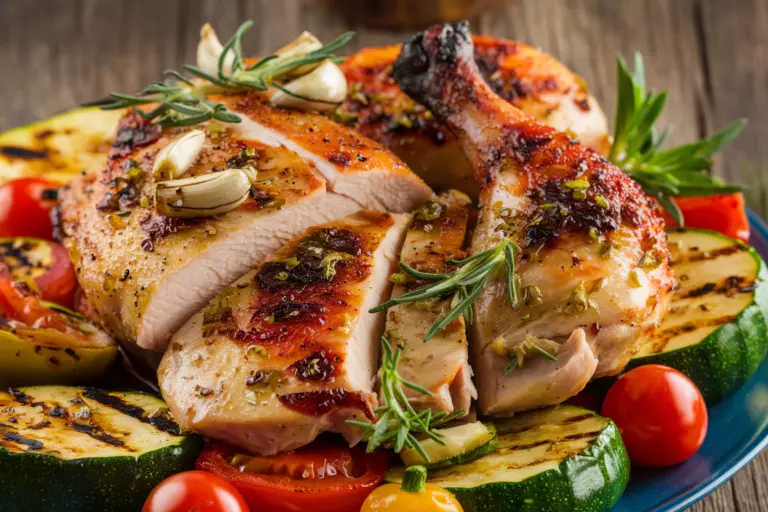 Healthy Grilled Chicken with Garlic and Veggies: The Weeknight Hero You’ll Actually Crave