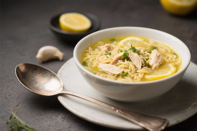 Bright Lemony Chicken & Orzo Soup (Quick & Easy) – Fresh, Comforting, Weeknight-Friendly