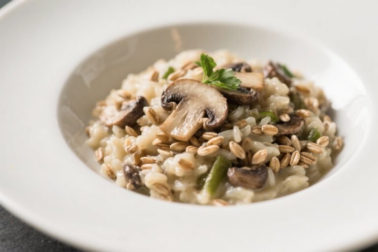 Barley and Mushroom Risotto That Tastes Like a $30 Entrée (Without the Price Tag)