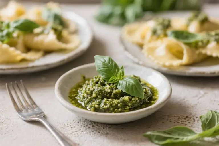 Rustic Pesto Genovese (Basil Pesto) – Bright, Fresh, and Comforting