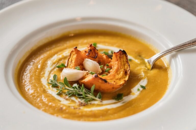 Roasted Pumpkin Soup with Garlic and Herbs: The Cozy Bowl That Tastes Like Winning Fall