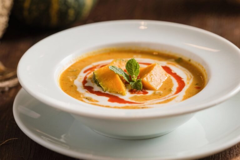 Thai Pumpkin Soup with Coconut Milk and Red Curry: The Cozy Bowl That Slaps Flavor Like a Chef’s High-Five