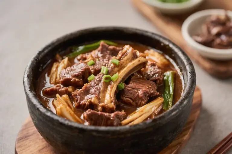 Korean Braised Beef Stew (Galbi Jjim) – Rich, Tender, and Comforting