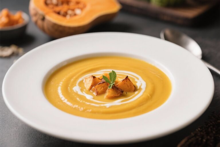 Velvety Roasted Butternut Squash Soup (Low Calorie) – Cozy, Creamy, and Light