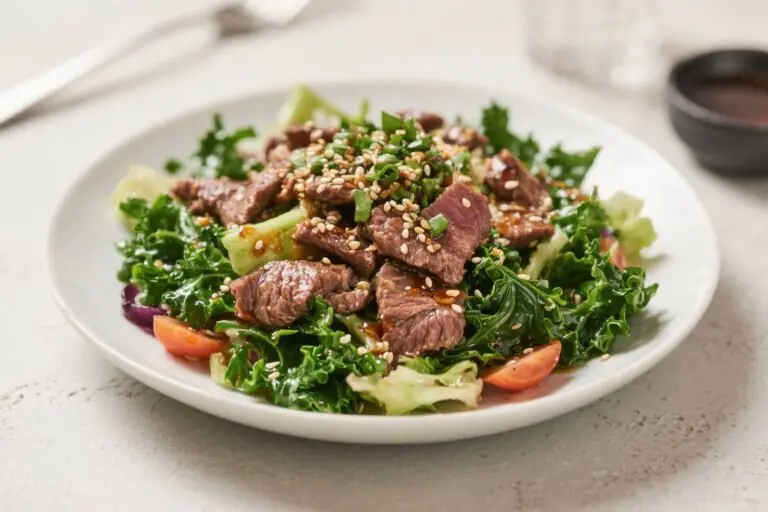 Asian Sesame Beef and Kale Salad That Slaps: Crispy, Juicy, and Ready in 20