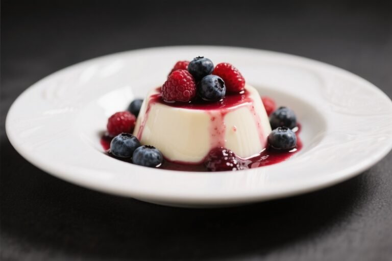 Panna Cotta With Mixed Berry Sauce – A Silky, Make-Ahead Dessert