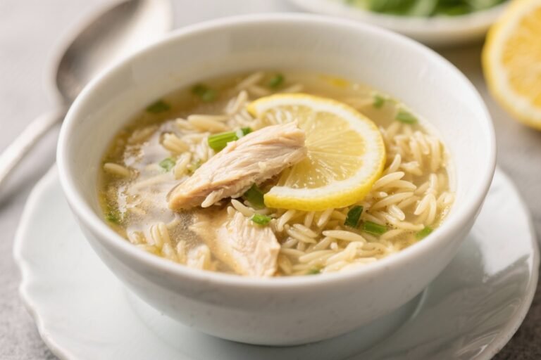 Lemon Chicken Orzo Soup – Bright, Comforting, and Simple
