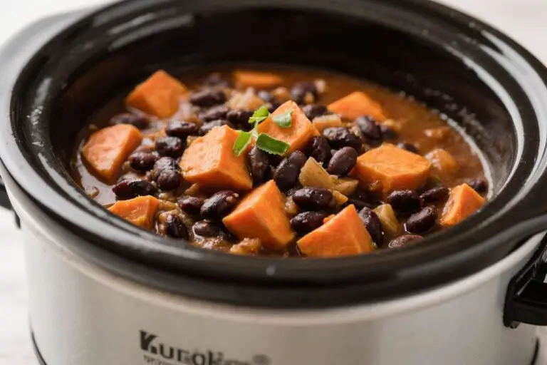 Sweet Potato & Black Bean Crockpot Stew – Cozy, Hearty, and Effortless