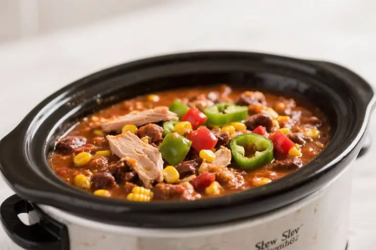 Slow-Cooker Turkey Chili with Corn and Peppers: The Weeknight Hero You’ll Crave on Repeat