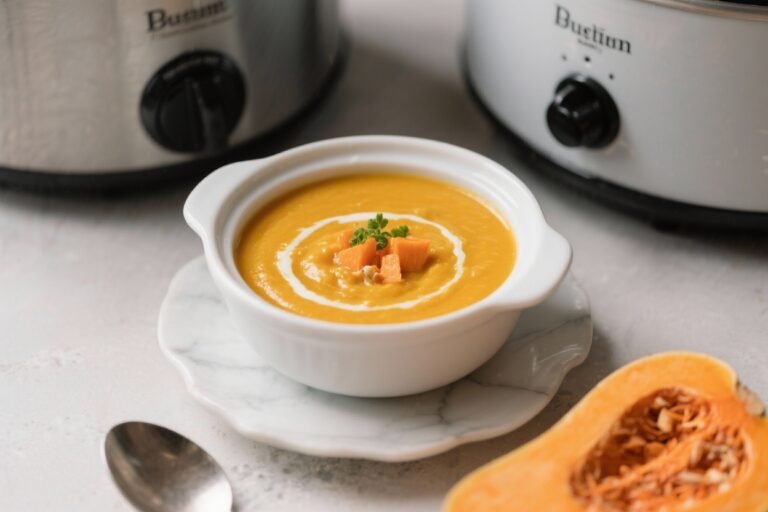 Silky-Smooth Comfort in a Bowl: Creamy Butternut Squash Soup (Crockpot Recipe) You’ll Want on Repeat