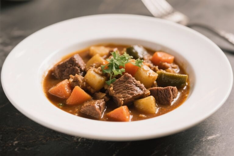 Rustic Vegetable Beef Stew – Hearty, Cozy, and Full of Flavor