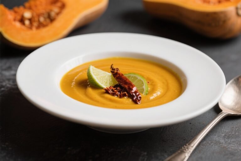 Spicy Butternut Squash Soup with Chipotle and Lime: The Cozy Bowl That Slaps Back