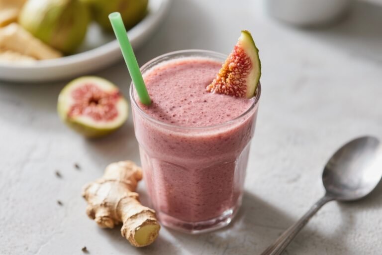 Ginger Fig Smoothie: The Spicy-Sweet Breakfast Hack You’ll Brag About