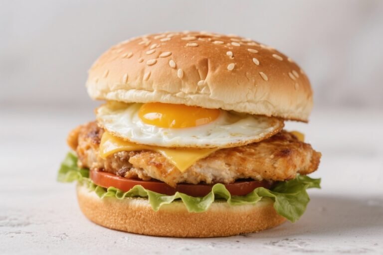 Chicken & Egg Classic Burger: The Juicy Brunch Beast You’ll Crave at 11 PM